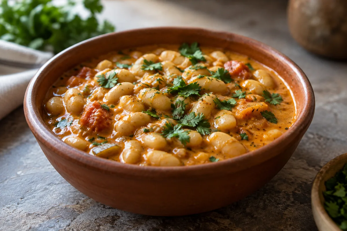 Curry de haricots blancs