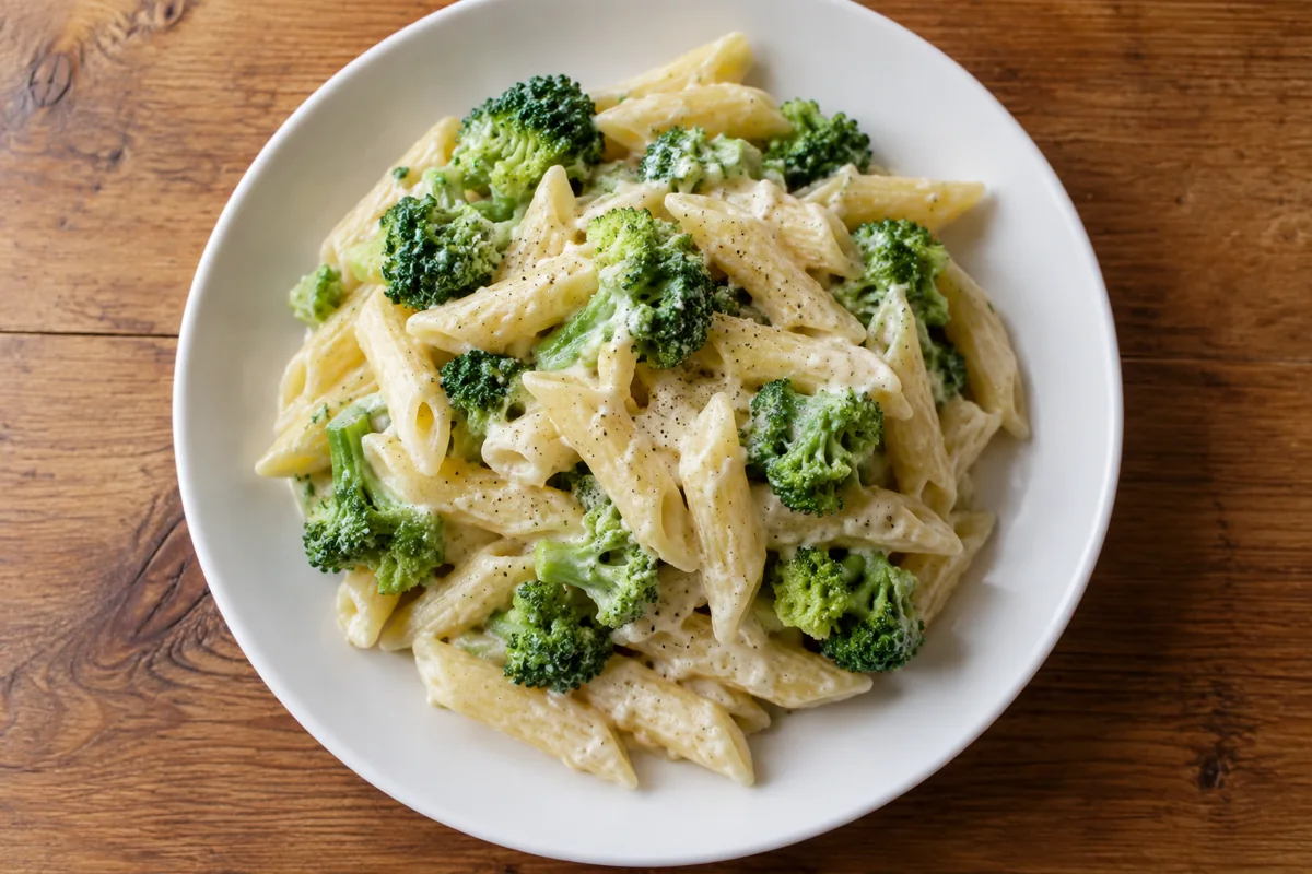 Pâtes au brocoli et citron