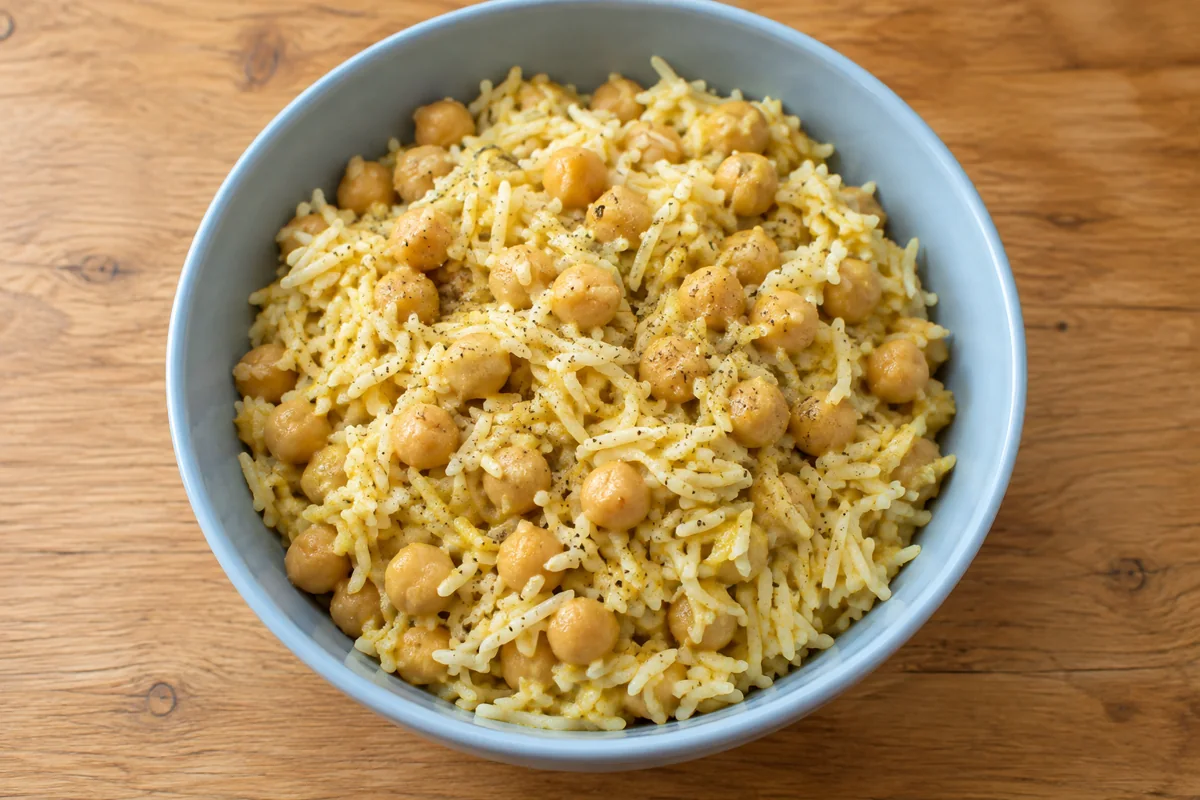 Riz coco et pois chiches