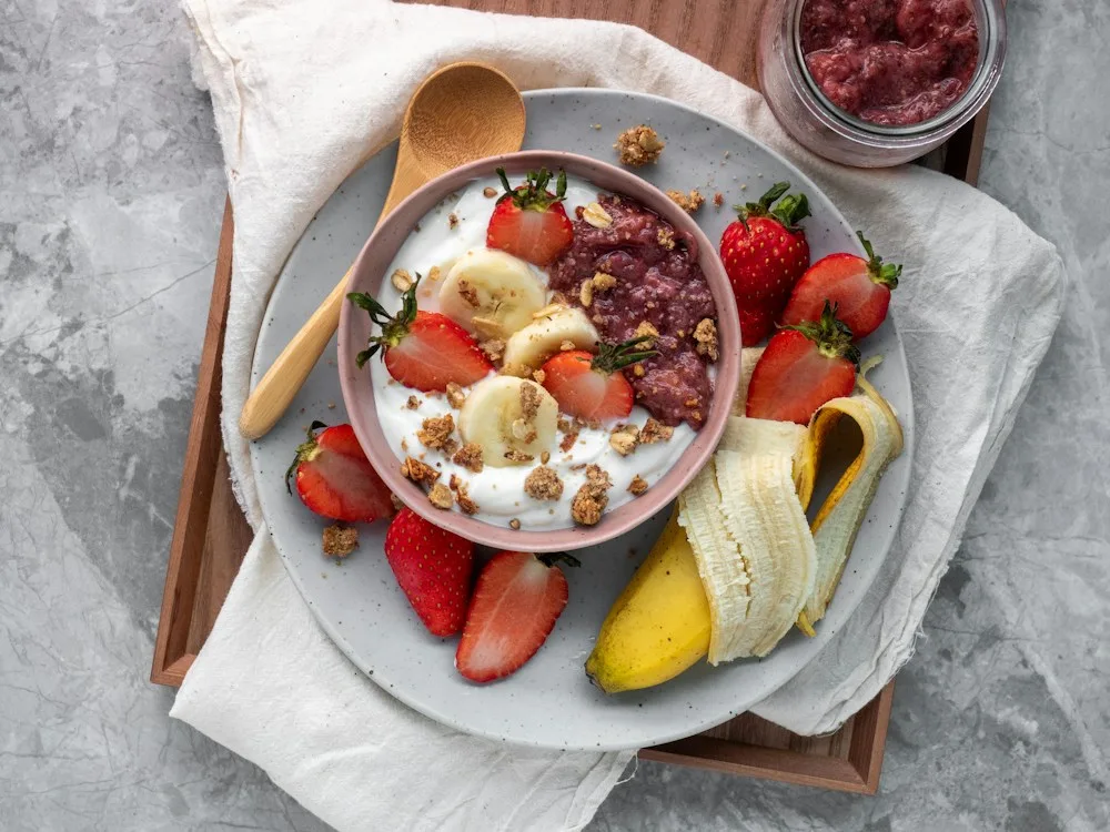 Yaourt et fruits, photo d’illustration